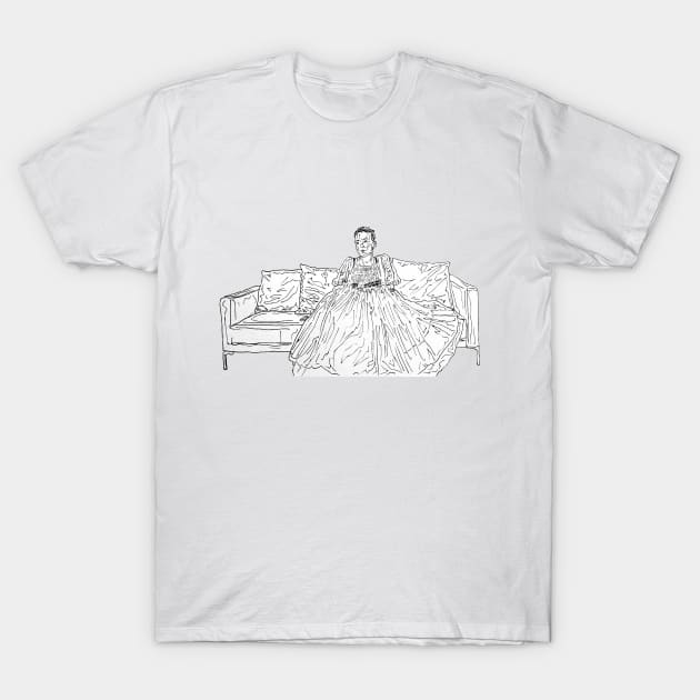 Villanelle -sketch T-Shirt by CriSan